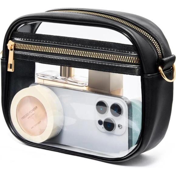 Clear Bag Stadium Approved Crossbody Purse Adjustable Shoulder Bag for Concerts - Picture 6 of 7